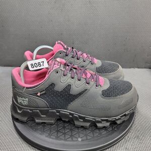 Timberland Pro Powertrain Ally Toe Work Boots Womens Sz 8 Black Pink